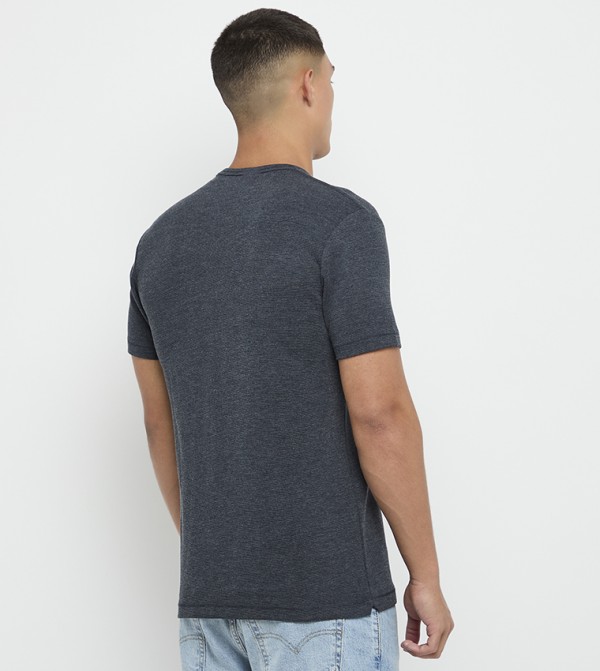 French Connection French Connection - Charcoal Round Neck T-Shirts