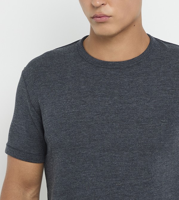 French Connection French Connection - Charcoal Round Neck T-Shirts