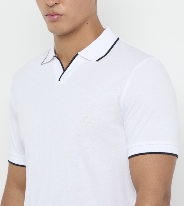 French Connection French Connection - White Polo T-shirts