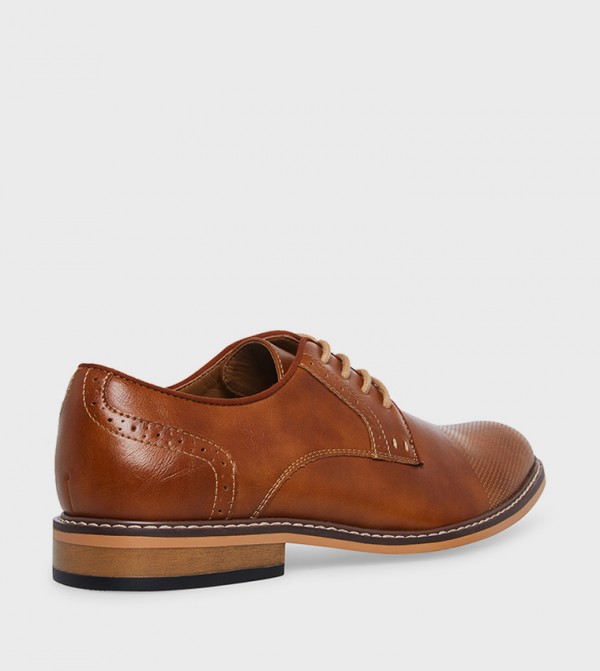 Steve Madden  Formal Shoes - Tan Formal Lace-Up Shoes