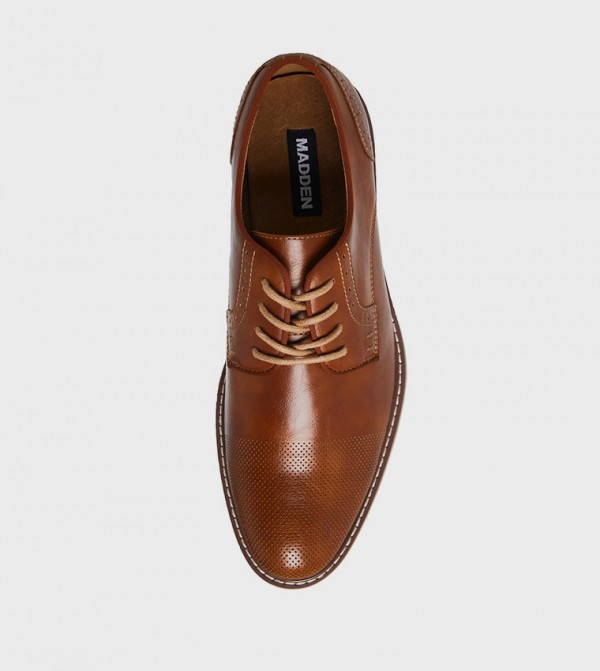 Steve Madden  Formal Shoes - Tan Formal Lace-Up Shoes