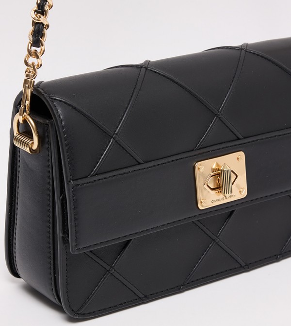 Charles & Keith  Crossbody Bags - Black Cross Body Bags