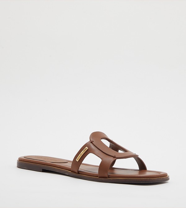 Charles & Keith Charles & Keith - Brown Flat Sandals