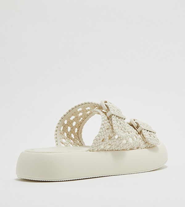 Charles & Keith Charles & Keith - Cream Platforms