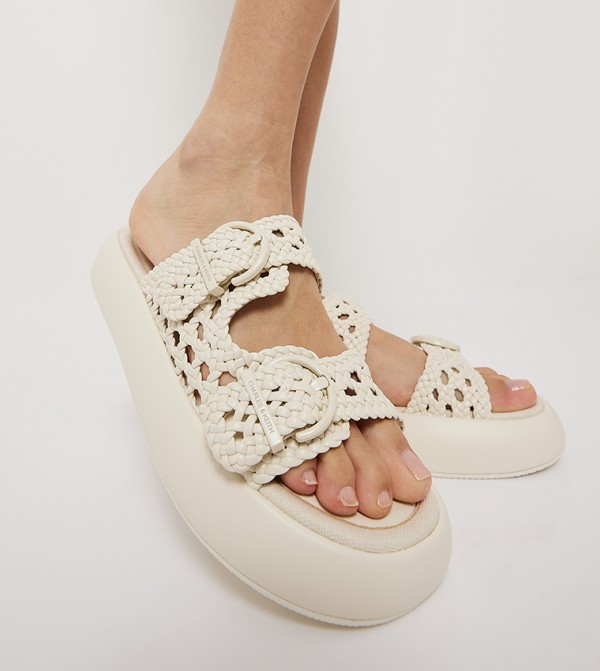 Charles & Keith Charles & Keith - Cream Platforms