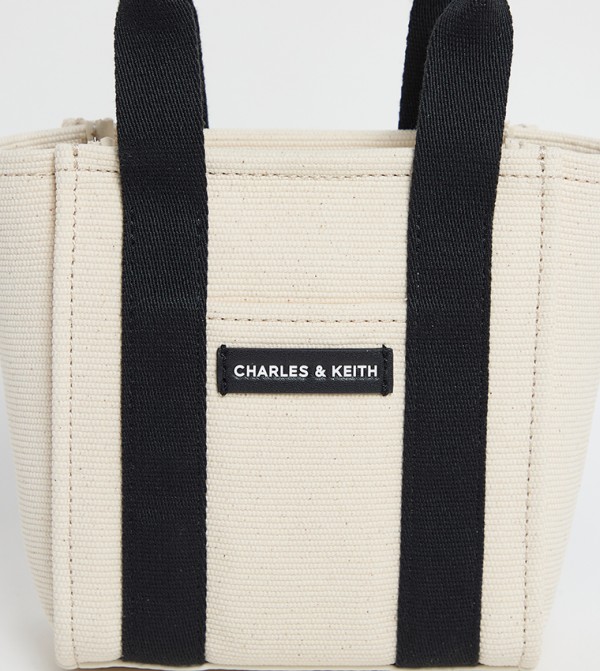 Charles & Keith  - Off White Tote Bags