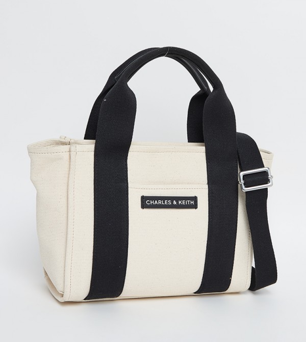 Charles & Keith Charles & Keith - Off White Tote Bags