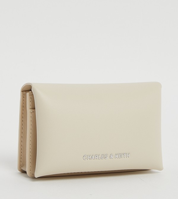Charles & Keith  Small Leather Goods - Beige Wallets
