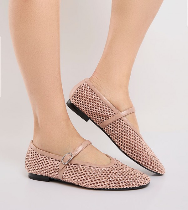 Charles & Keith  - Nude Mary Janes