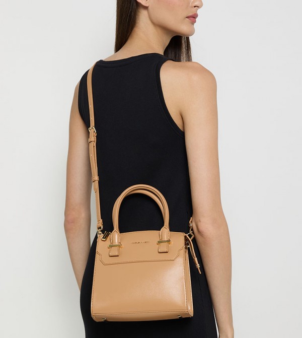Charles & Keith  Handbags - Camel Handheld Bags