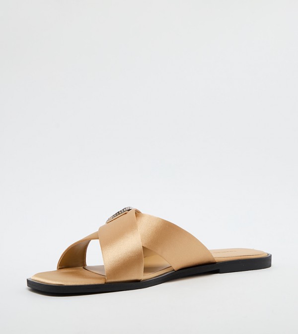 Charles & Keith Charles & Keith - Gold Flat Sandals