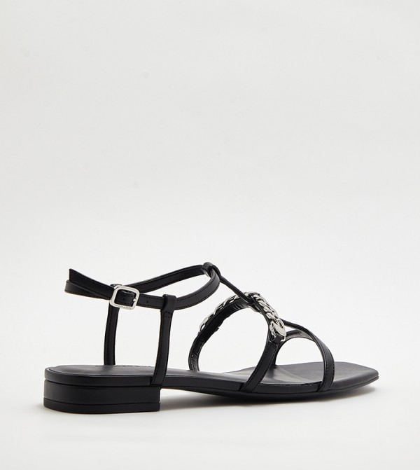 Charles & Keith Charles & Keith - Black Flat Sandals