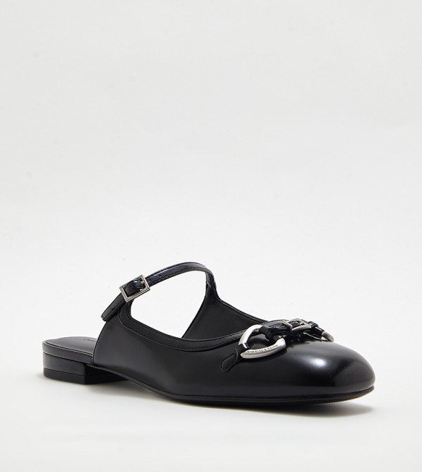 Charles & Keith  Slip-Ons - Black Casual Slip-ons