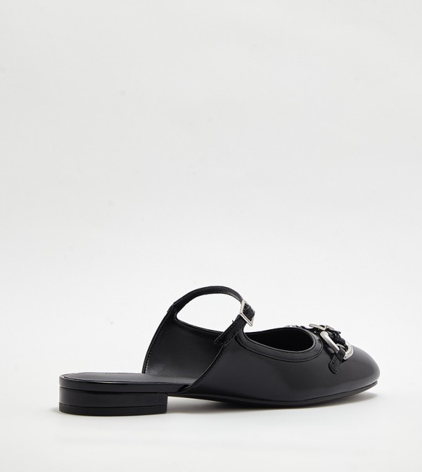 Charles & Keith  Slip-Ons - Black Casual Slip-ons