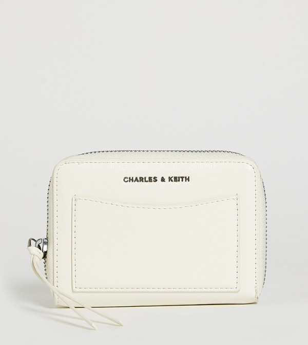 Charles & Keith  Small Leather Goods - Cream Wallets
