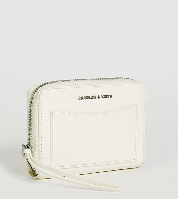 Charles & Keith  Small Leather Goods - Cream Wallets