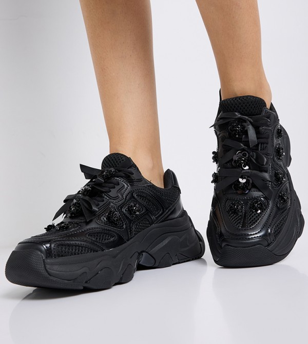 Charles & Keith Charles & Keith - Black Low Top