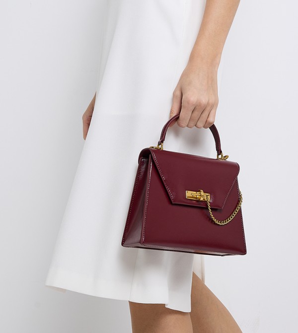 Charles & Keith Charles & Keith - Maroon Handheld Bags