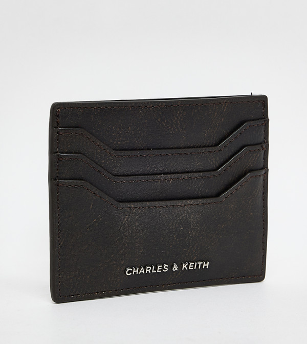 Charles & Keith Small Leather Goods - Brown Card Holders