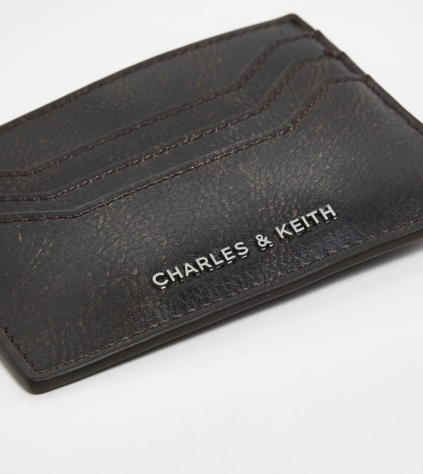 Charles & Keith Small Leather Goods - Brown Card Holders