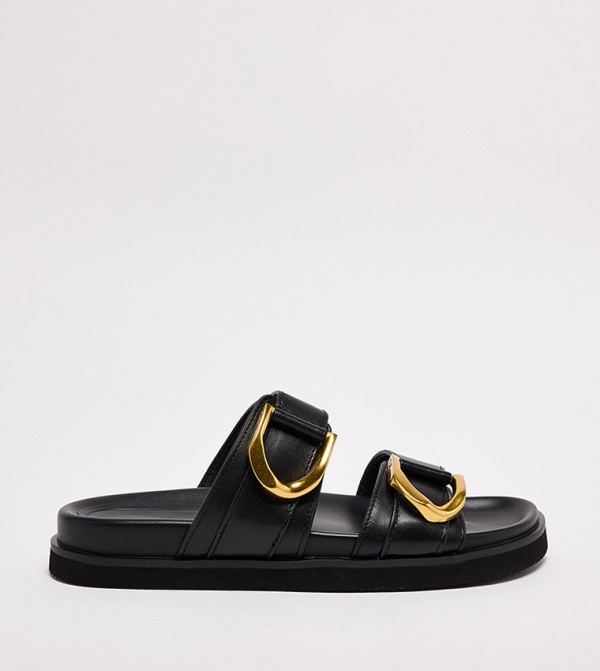 تشارلز آند كيث تشارلز آند كيث - أسود Flat Sandals