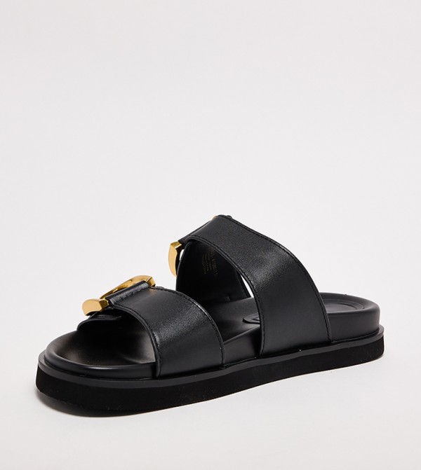تشارلز آند كيث تشارلز آند كيث - أسود Flat Sandals