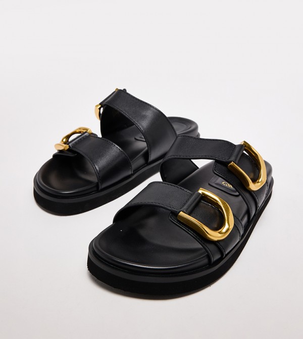 تشارلز آند كيث تشارلز آند كيث - أسود Flat Sandals