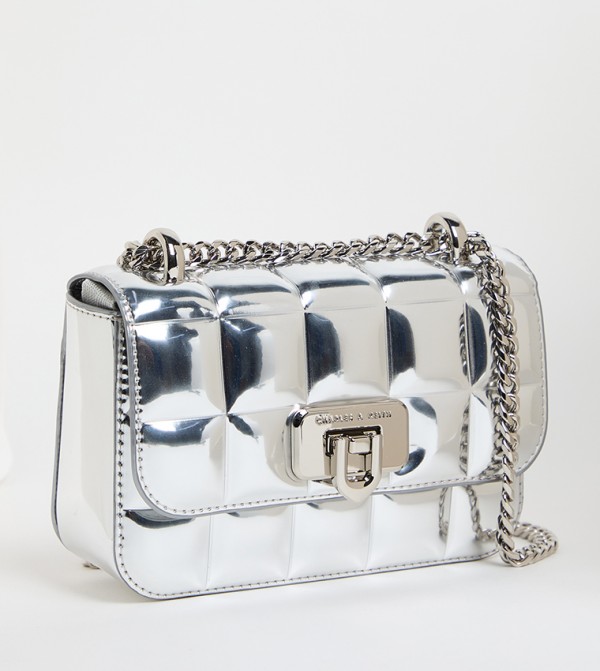 Charles & Keith Charles & Keith - Silver Cross Body Bags