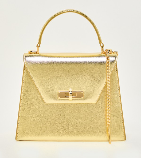 Charles & Keith Charles & Keith - Gold Handheld Bags