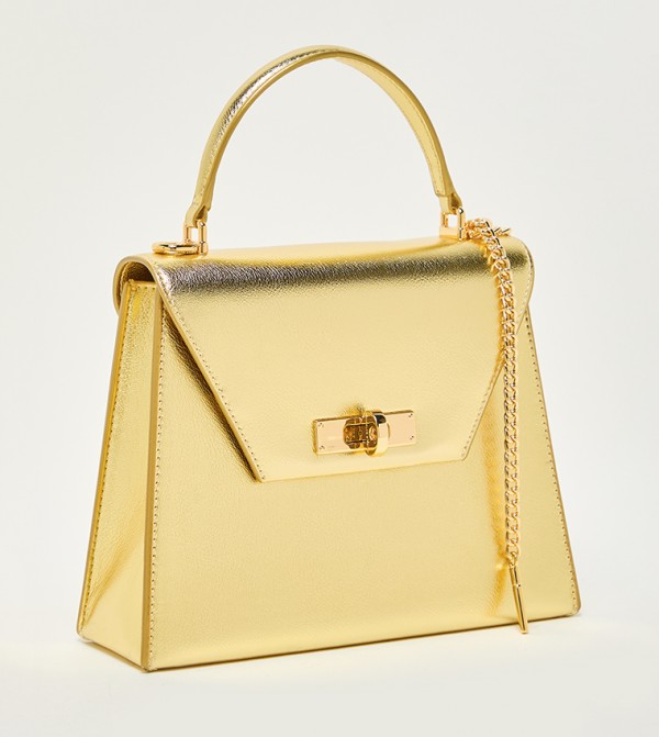 Charles & Keith Charles & Keith - Gold Handheld Bags