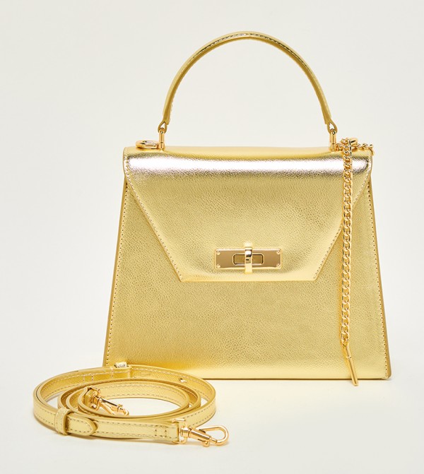 Charles & Keith Charles & Keith - Gold Handheld Bags