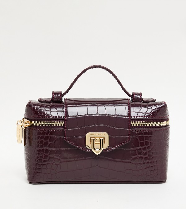 Charles & Keith Charles & Keith - Burgundy Handheld Bags