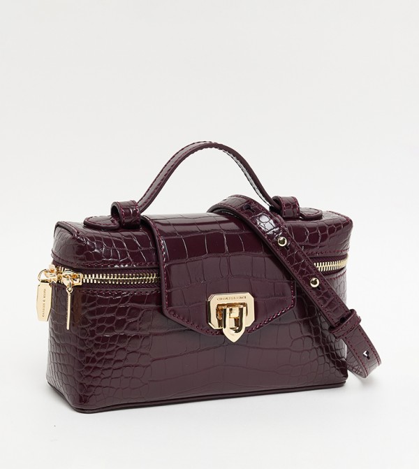 Charles & Keith Charles & Keith - Burgundy Handheld Bags