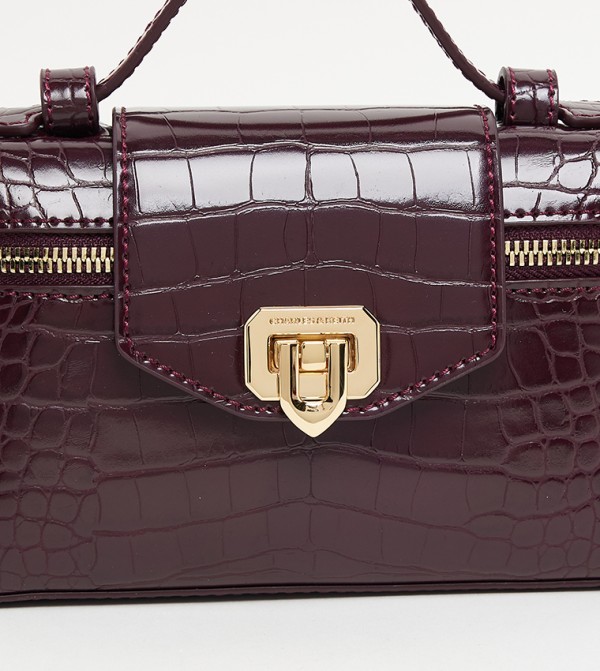 Charles & Keith Charles & Keith - Burgundy Handheld Bags