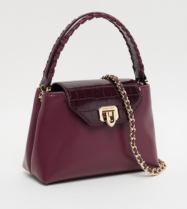 Charles & Keith  - Burgundy Handheld Bags