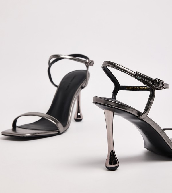 Charles & Keith  - Grey Heels
