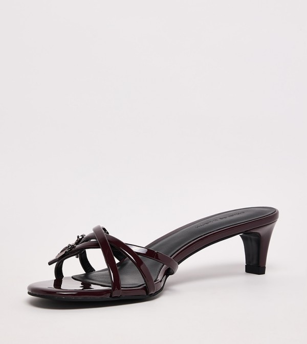 Charles & Keith  Heels - Burgundy Heels