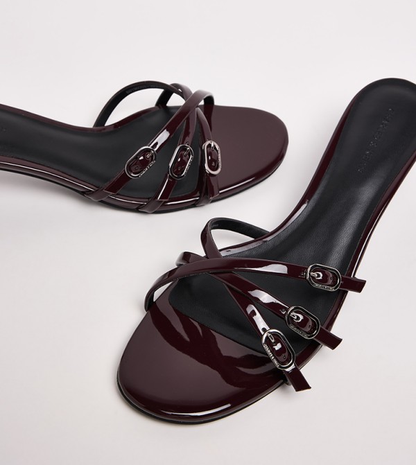 Charles & Keith  Heels - Burgundy Heels