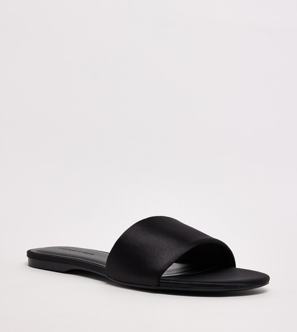 Charles & Keith Charles & Keith - Black Flat Sandals