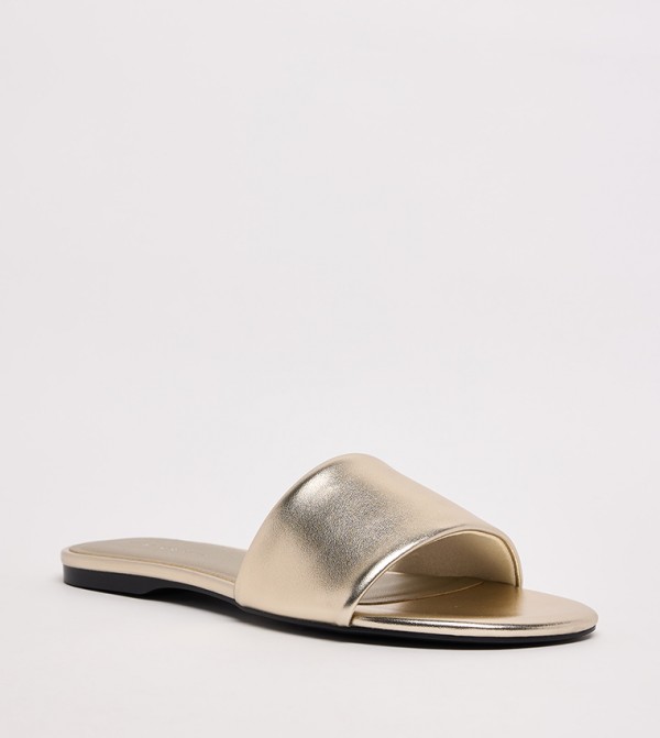 Charles & Keith Charles & Keith - Gold Flat Sandals