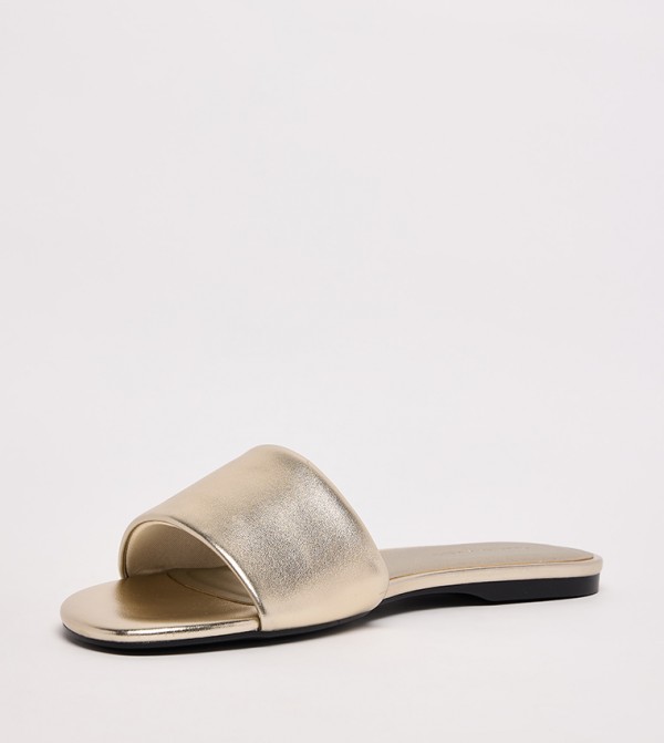 Charles & Keith Charles & Keith - Gold Flat Sandals
