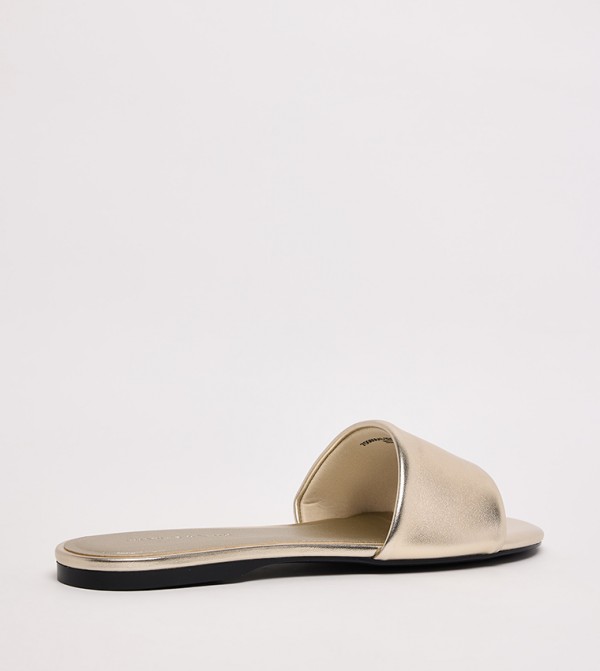 Charles & Keith Charles & Keith - Gold Flat Sandals