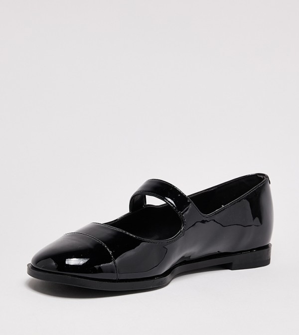 Charles & Keith  Mary Janes - Black Mary Janes