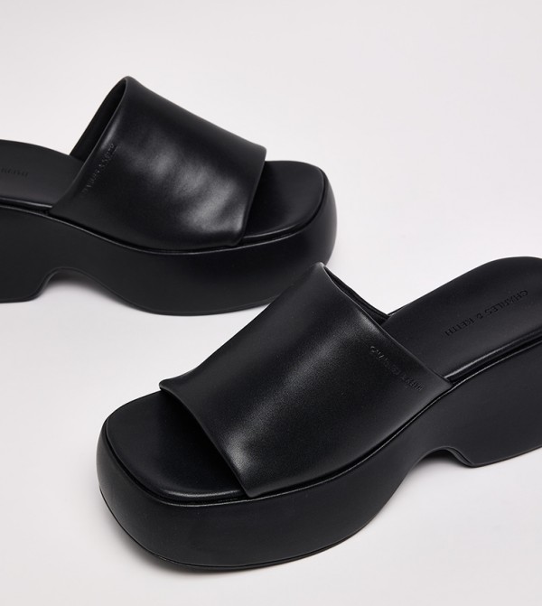 Charles & Keith  Shoes - Black Wedges