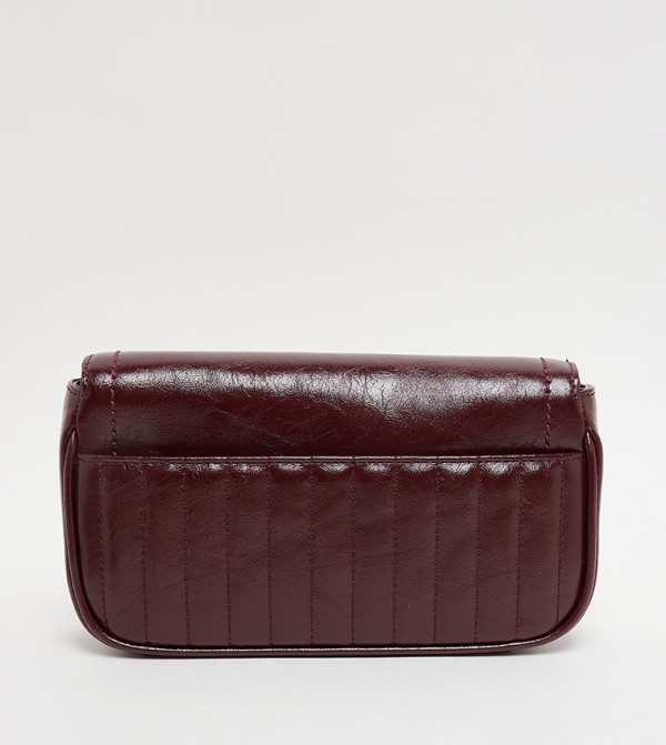 Charles & Keith  Crossbody Bags - Burgundy Cross Body Bags