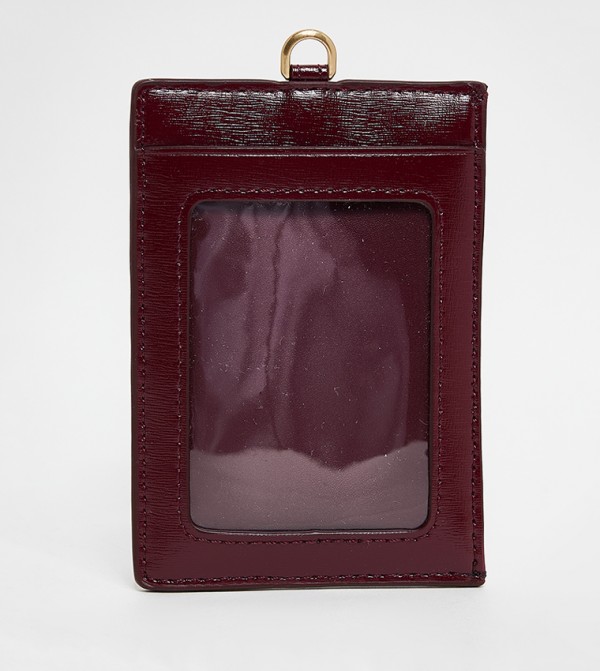 Charles & Keith  Card Holders - Burgundy Card Holders