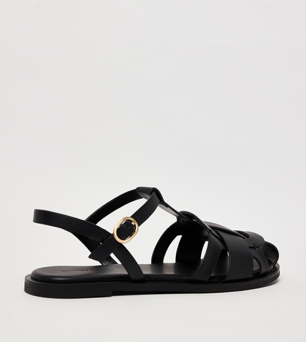 تشارلز آند كيث تشارلز آند كيث - أسود Flat Sandals