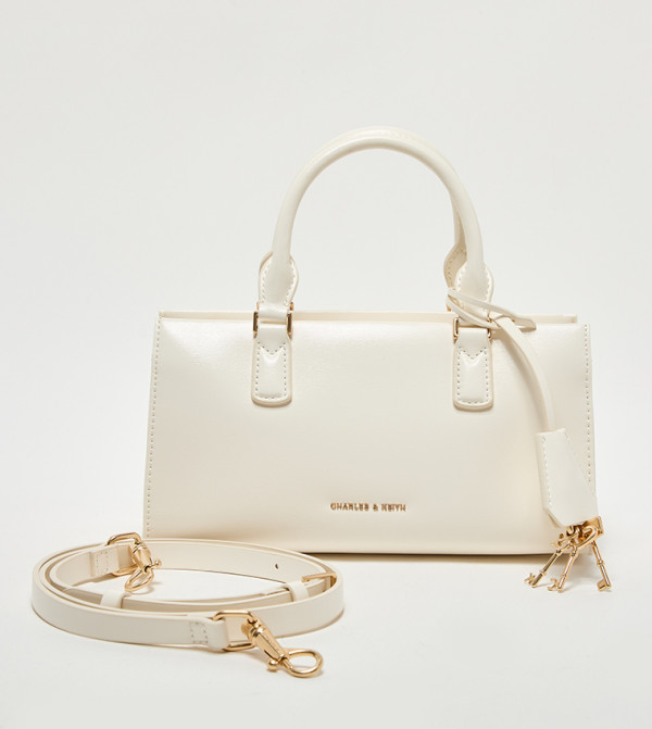 Charles & Keith Bags - Cream Handheld Bags