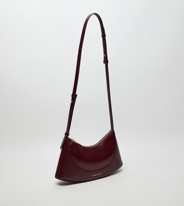 Charles & Keith  Bags - Burgundy Shoulder bags