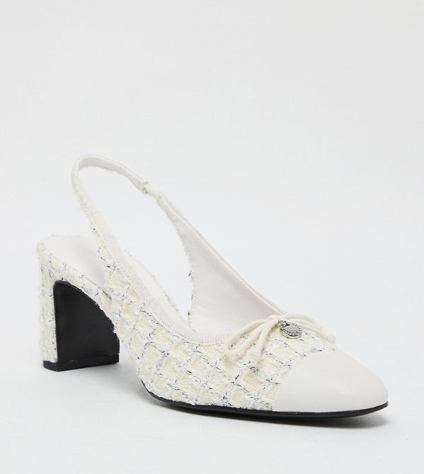 Charles & Keith  - White Pumps